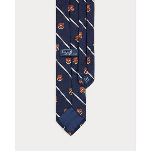 Load image into Gallery viewer, RALPH LAUREN Striped Silk Repp Club Tie
