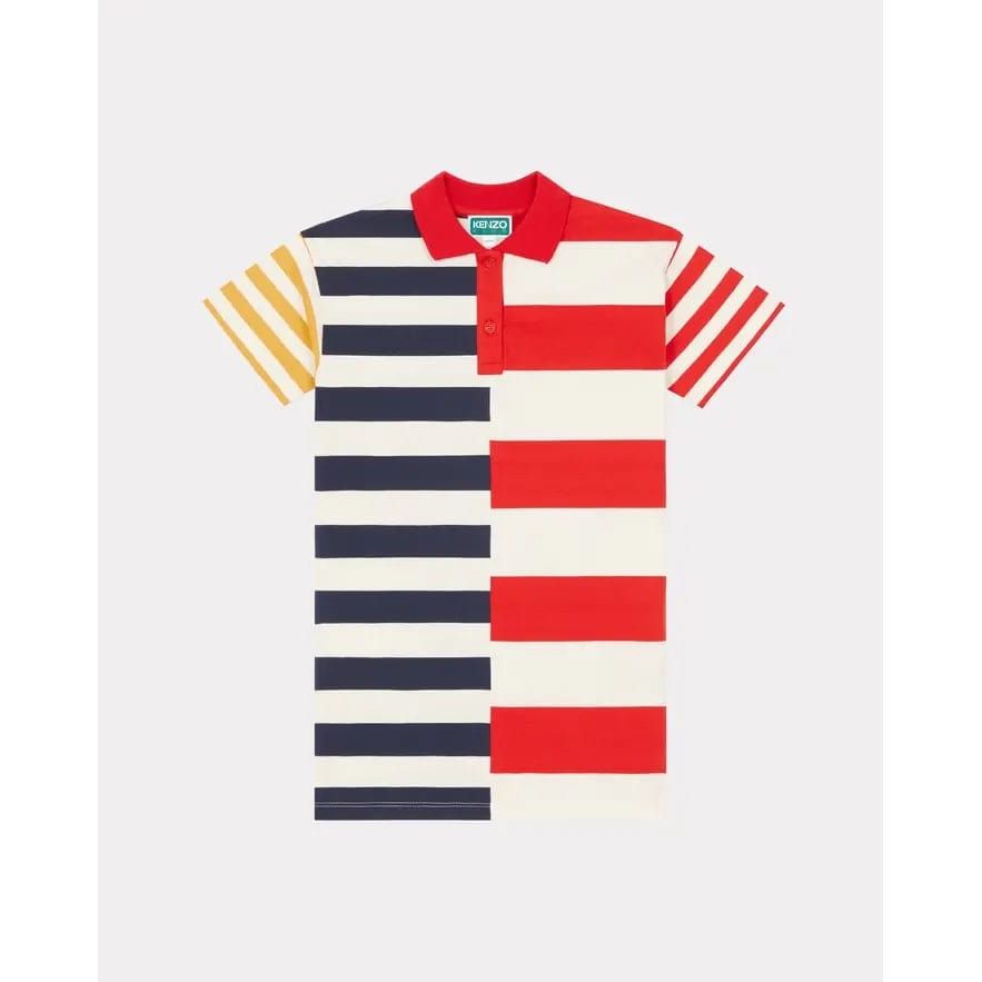 KENZO KIDS SHORT-SLEEVED COTTON DRESS 'SAILOR' - Yooto