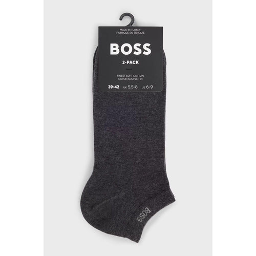 Load image into Gallery viewer, BOSS TWO-PACK OF ANKLE-LENGTH SOCKS IN STRETCH FABRIC
