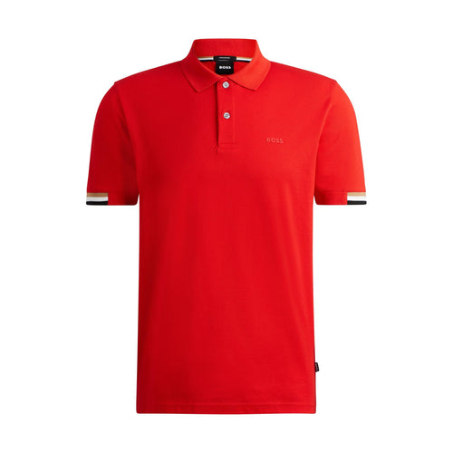 Load image into Gallery viewer, BOSS Polo shirt made of natural cotton with logo
