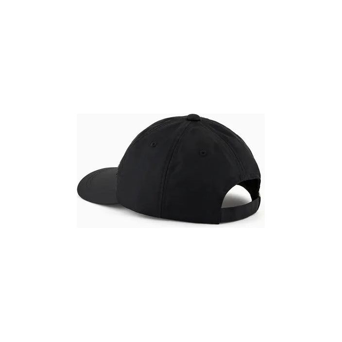 EMPORIO ARMANI NYLON BASEBALL CAP WITH EAGLE PLATE - Yooto