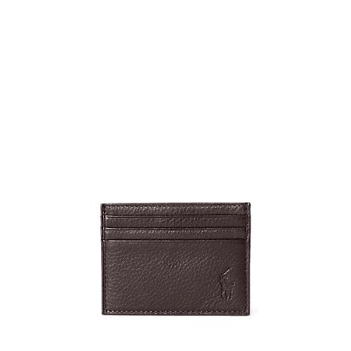 RALPH LAUREN Pebbled Leather Card Case