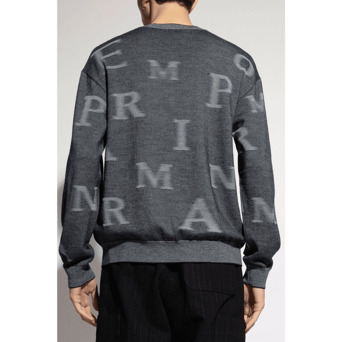 EMPORIO ARMANI monogram jumper