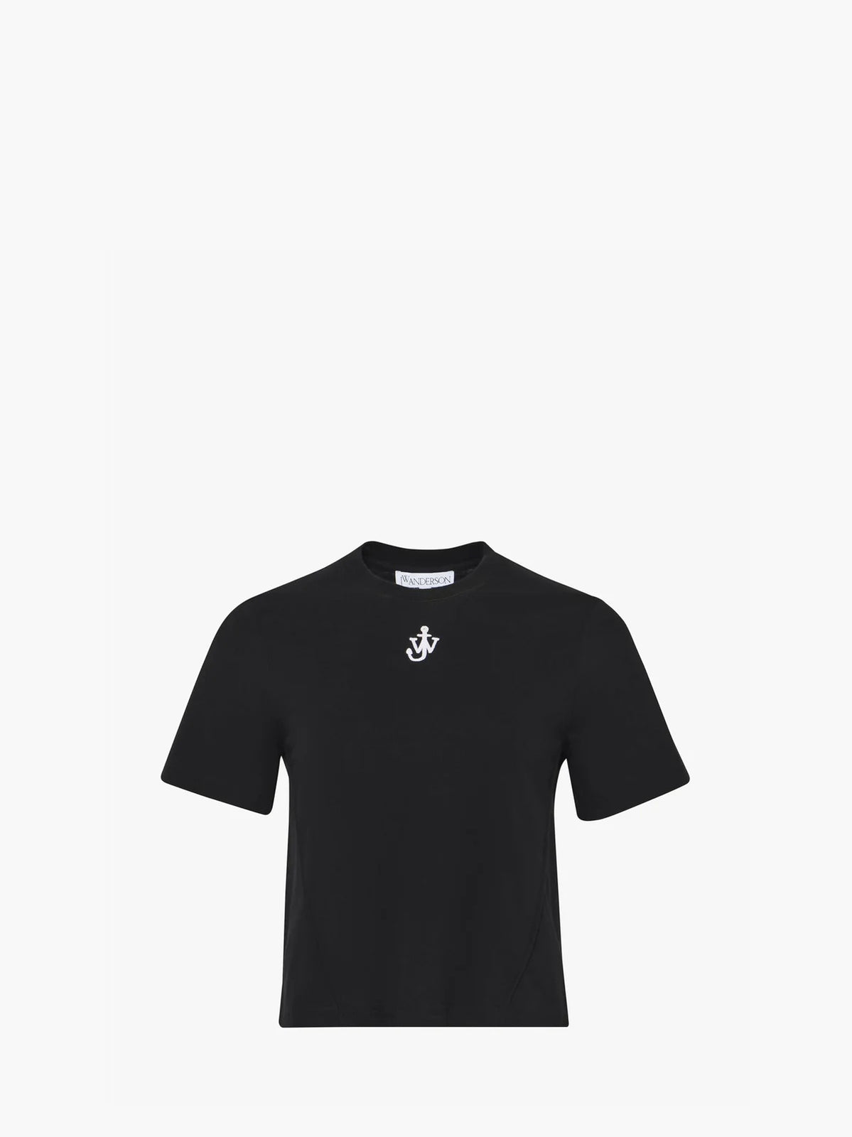 JW Anderson ANCHOR LOGO CROPPED PANELLED T-SHIRT