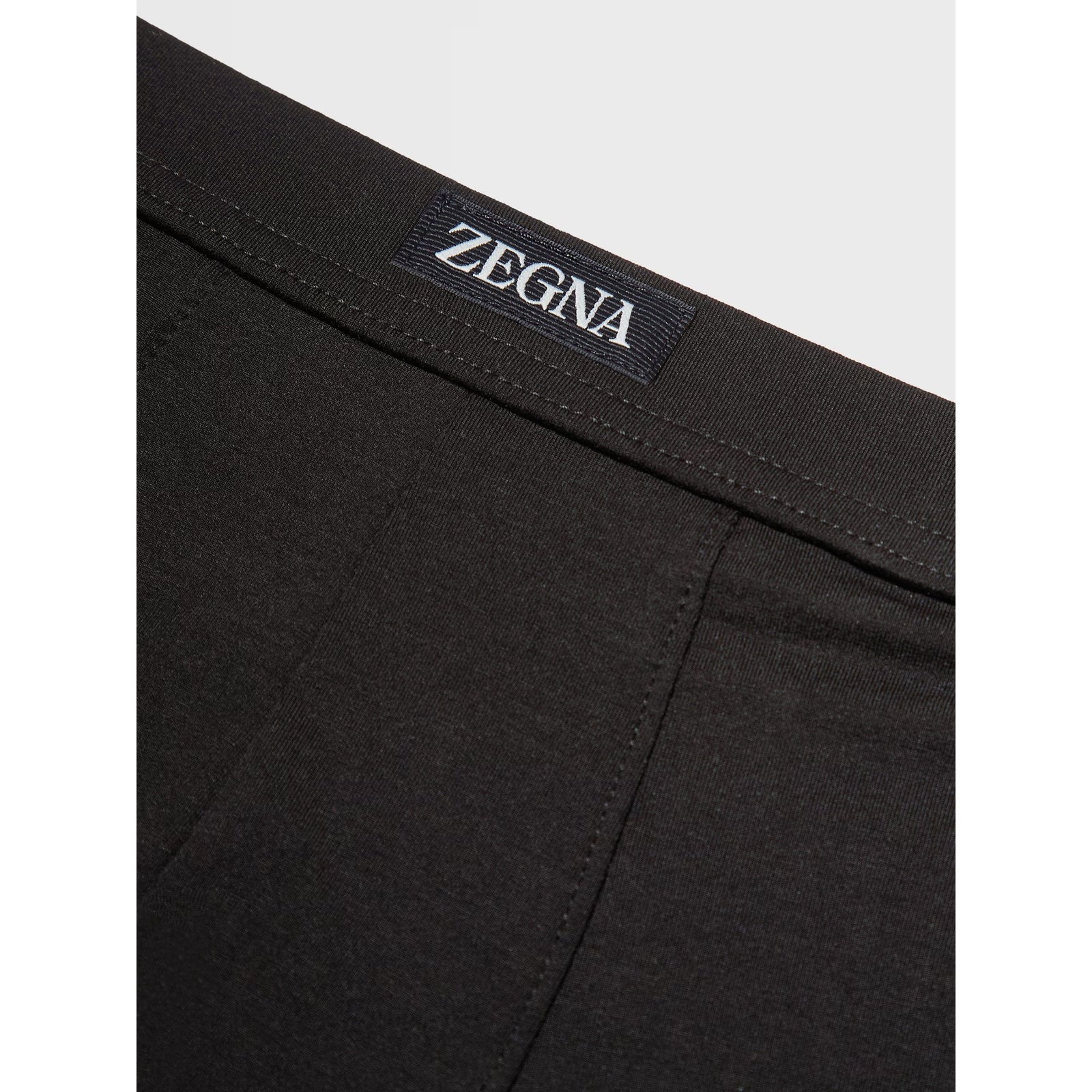 ZEGNA BLACK STRETCH MODAL TRUNKS