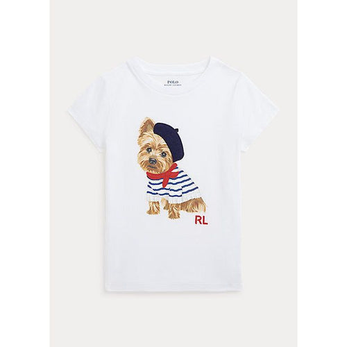 Load image into Gallery viewer, POLO RALPH LAUREN DOG-PRINT COTTON JERSEY T-SHIRT - Yooto
