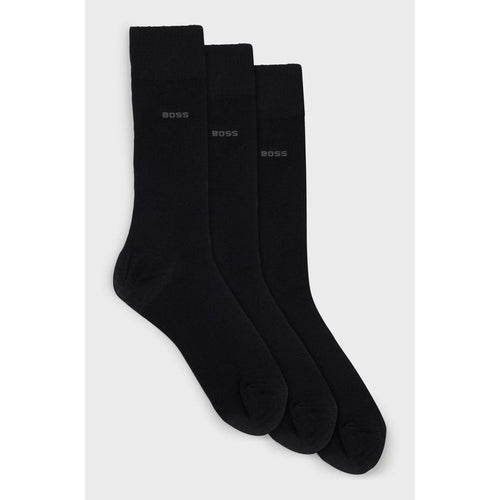 Load image into Gallery viewer, BOSS THREE-PACK OF REGULAR-LENGTH SOCKS IN STRETCH FABRIC
