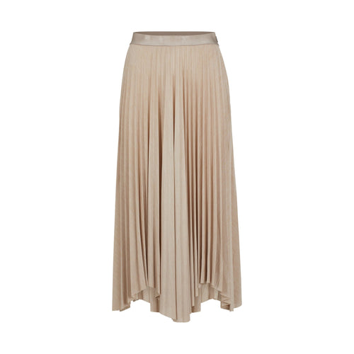 Load image into Gallery viewer, BOSS PLEATED SKIRT IN EXTRA SHINY STRETCH JERSEY - Yooto
