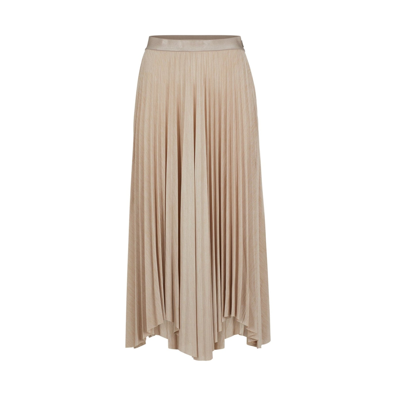 BOSS PLEATED SKIRT IN EXTRA SHINY STRETCH JERSEY - Yooto