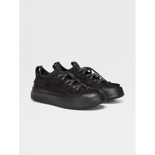 Load image into Gallery viewer, ZEGNA Suede Triple Stitch™ MRBAILEY® Sneakers
