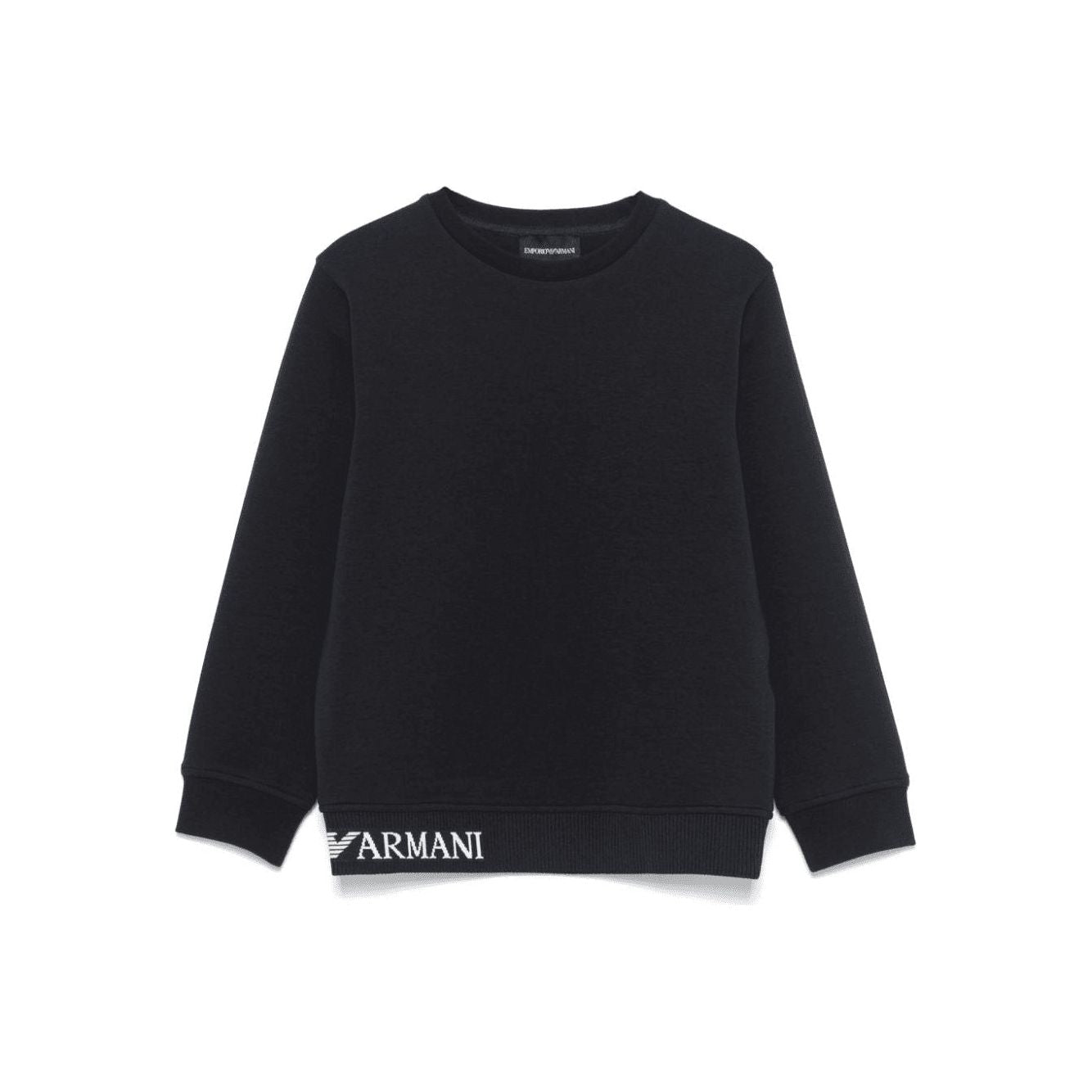 EMPORIO ARMANI logo-trim sweatshirt