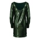 BOSS LONG-SLEEVED SEQUINNED DRESS