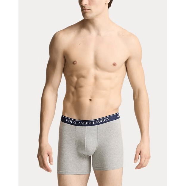 RALPH LAUREN Stretch Cotton Boxer Brief 3-Pack