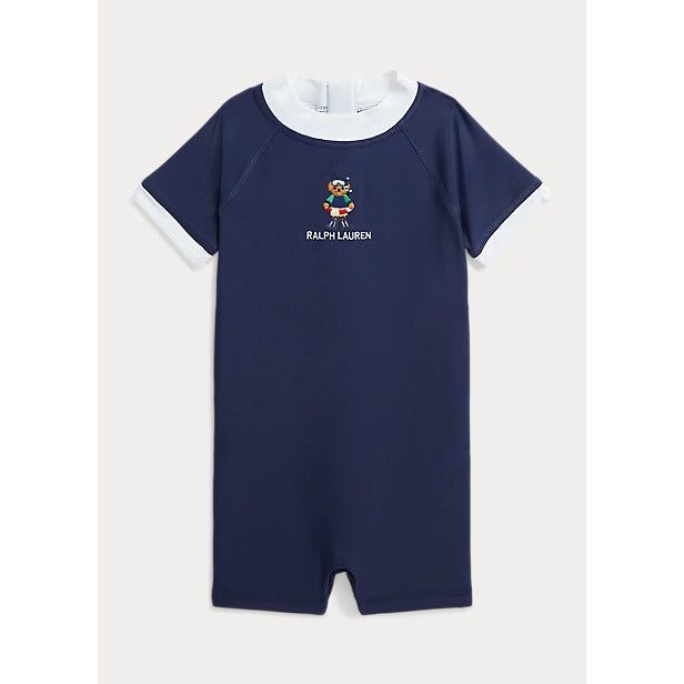 POLO RALPH LAUREN BEAR PERFORMANCE RASH GUARD SHORTALL