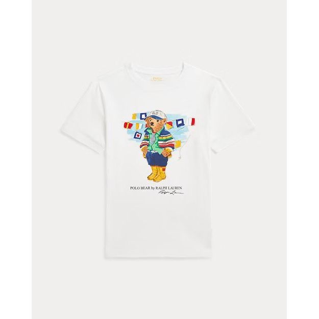 RALPH LAUREN Polo Bear Cotton Jersey T-Shirt