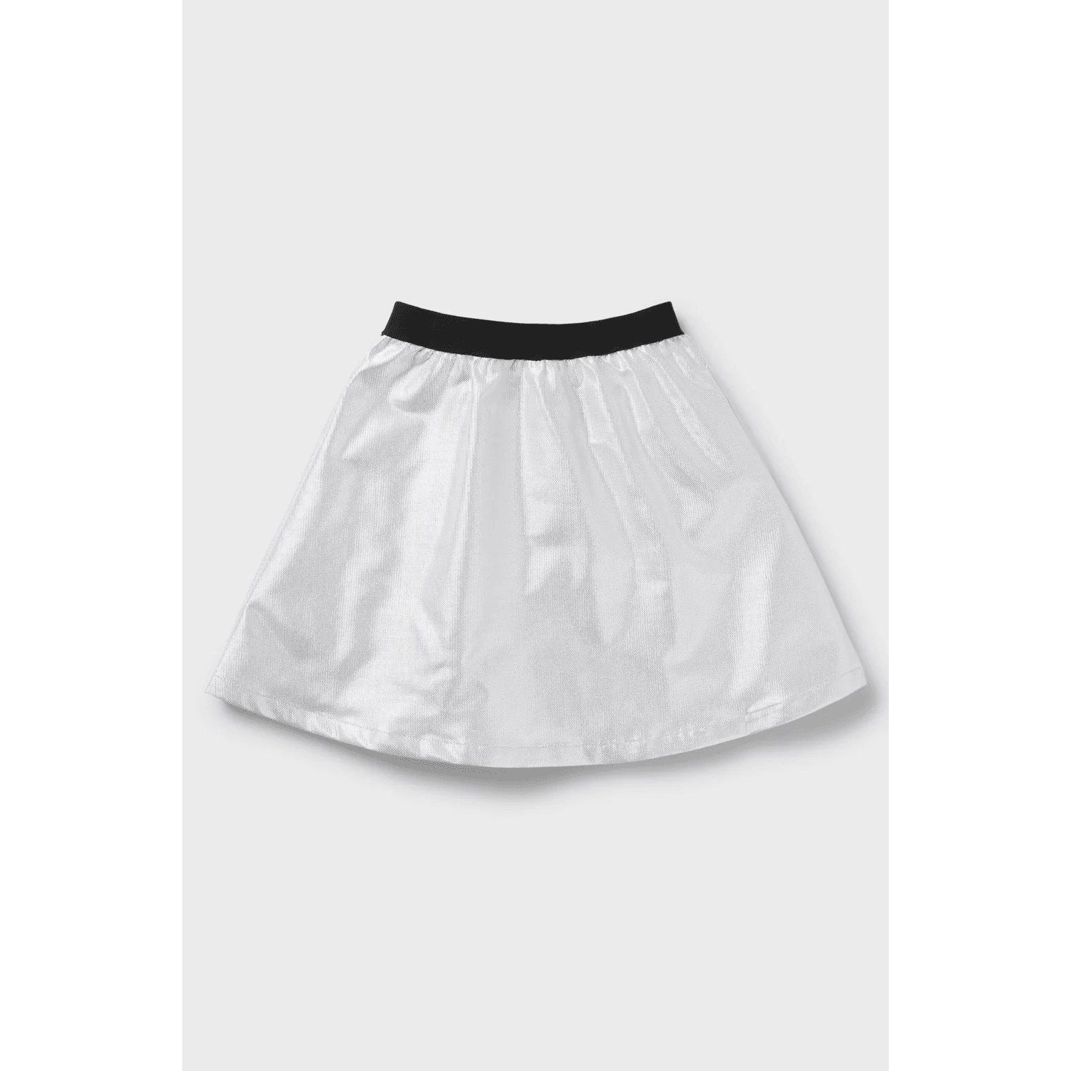 BOSS KIDS' METALLIC-EFFECT SKIRT WITH ELASTICATED WAISTBAND