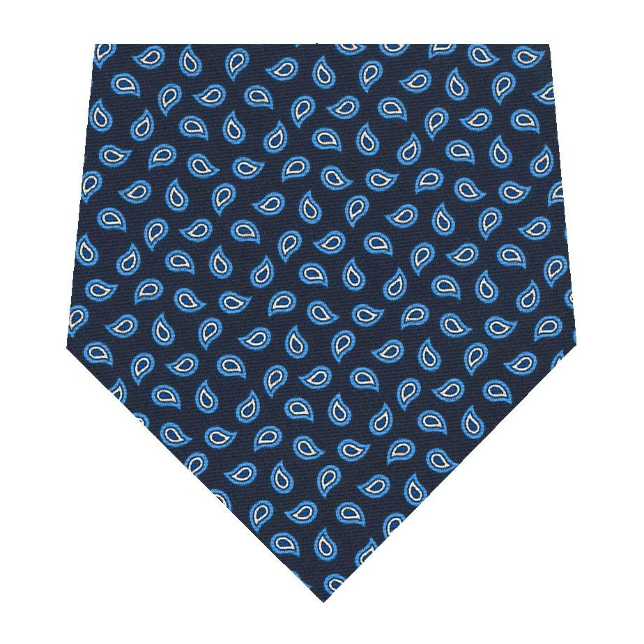 ZEGNA PRINTED SILK TIE