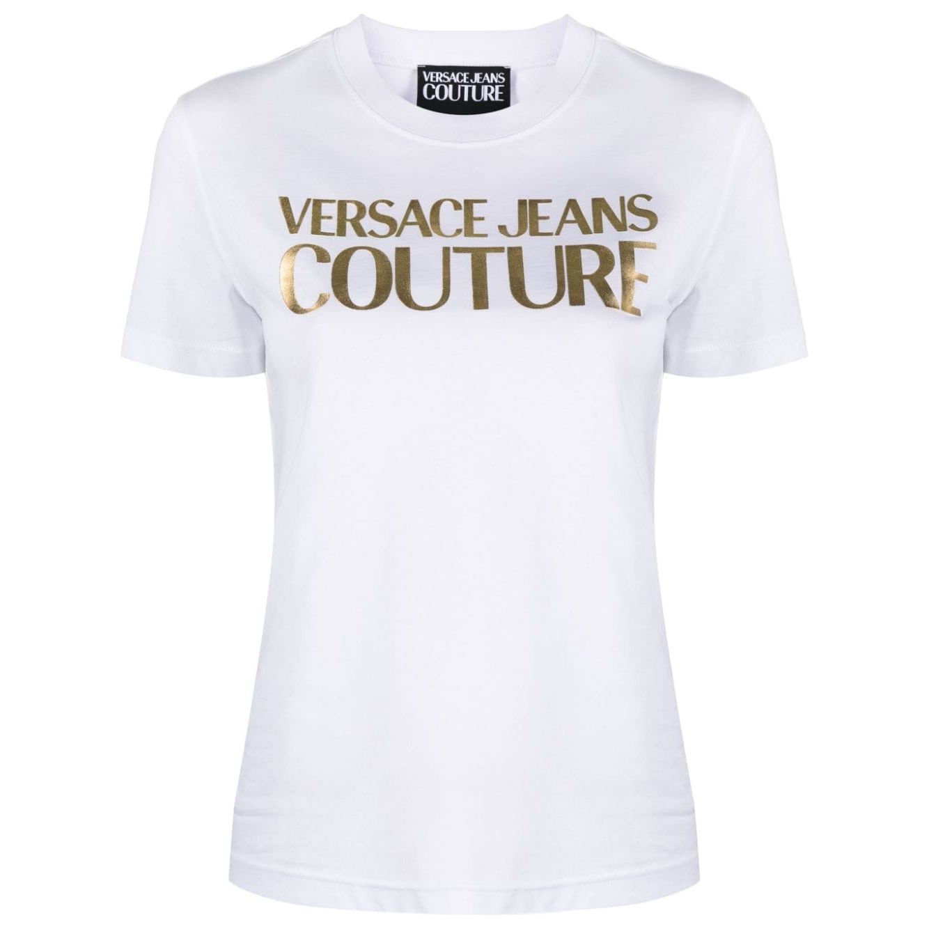 VERSACE JEANS COUTURE LOGO-PRINT T-SHIRT - Yooto