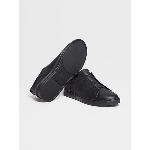 Load image into Gallery viewer, ZEGNA Vicuna Color Deerskin Triple Stitch™ Low Top Sneakers
