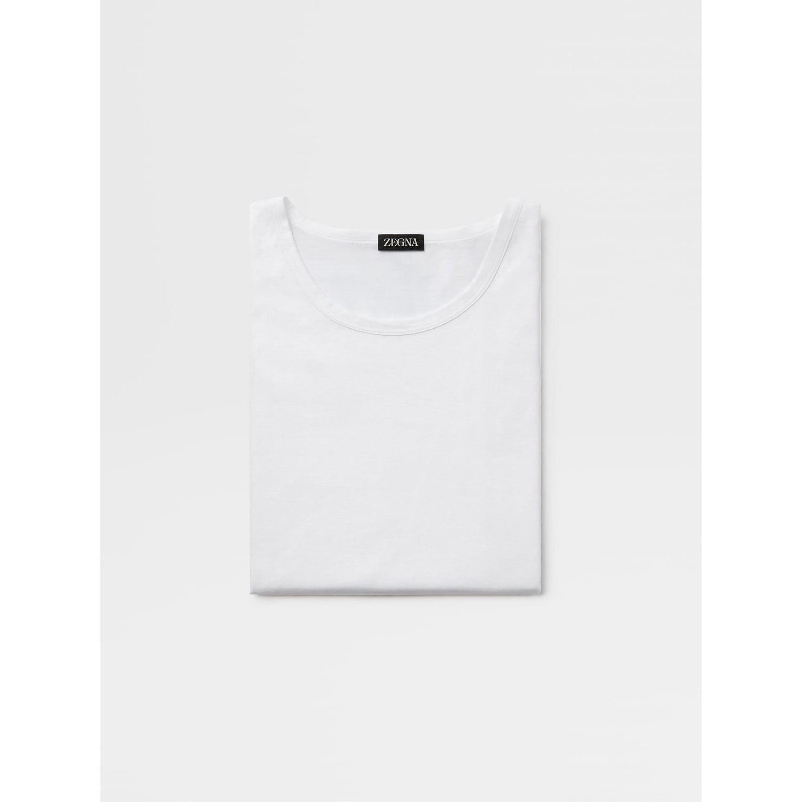 ZEGNA White Filoscozia Cotton Tank