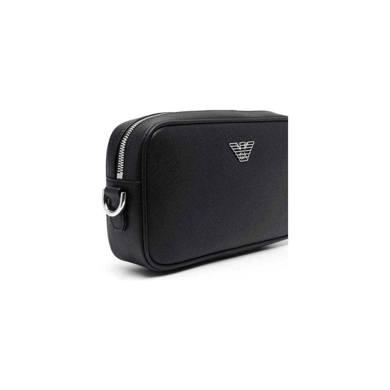 EMPORIO ARMANI Eagle-plaque zipped wash bag