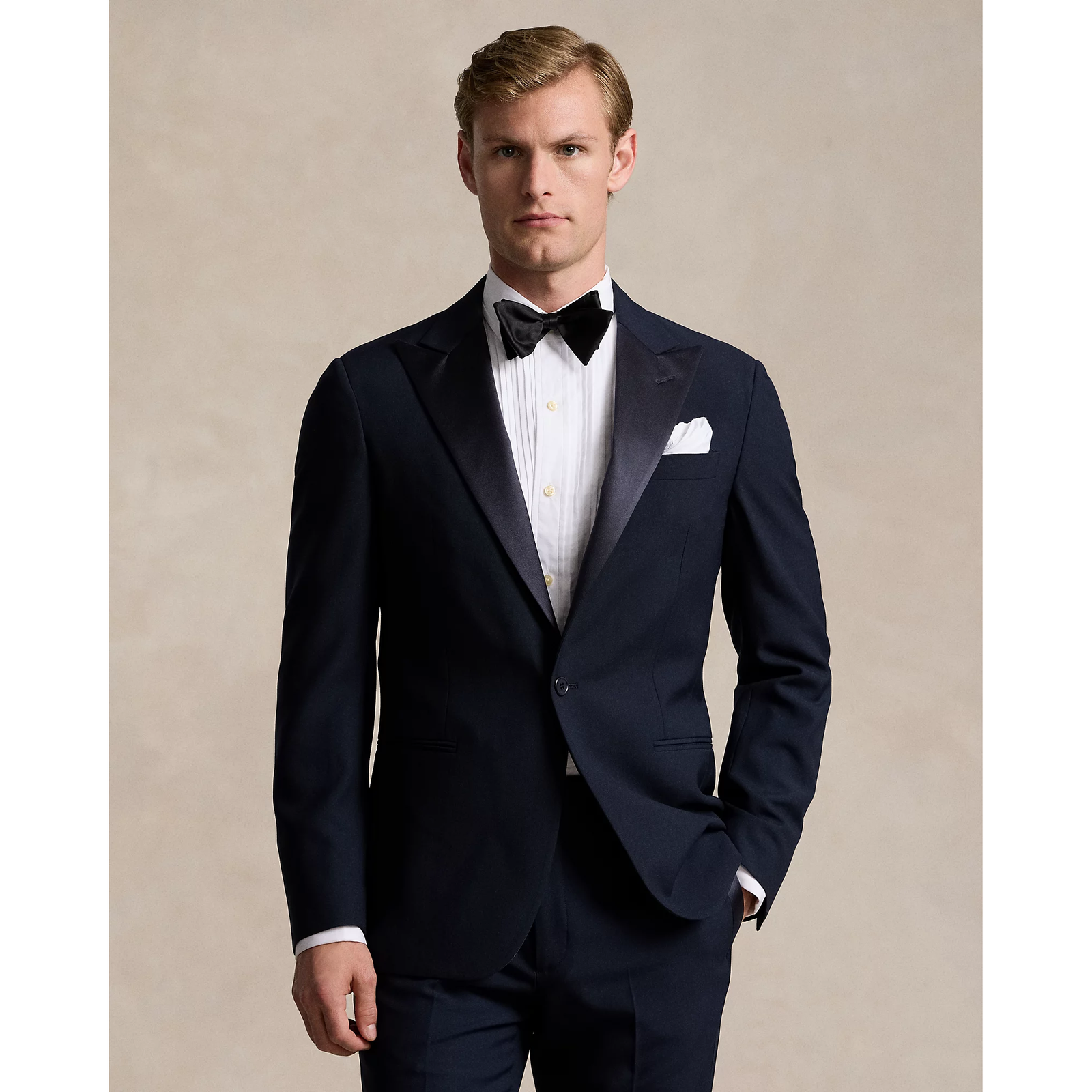 POLO RALPH LAUREN POLO TAILORED WOOL BARATHEA PEAK TUXEDO