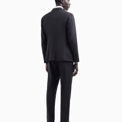 Load image into Gallery viewer, EMPORIO ARMANI Slim-fit, single-breasted suit in natural, tropical, stretch light wool
