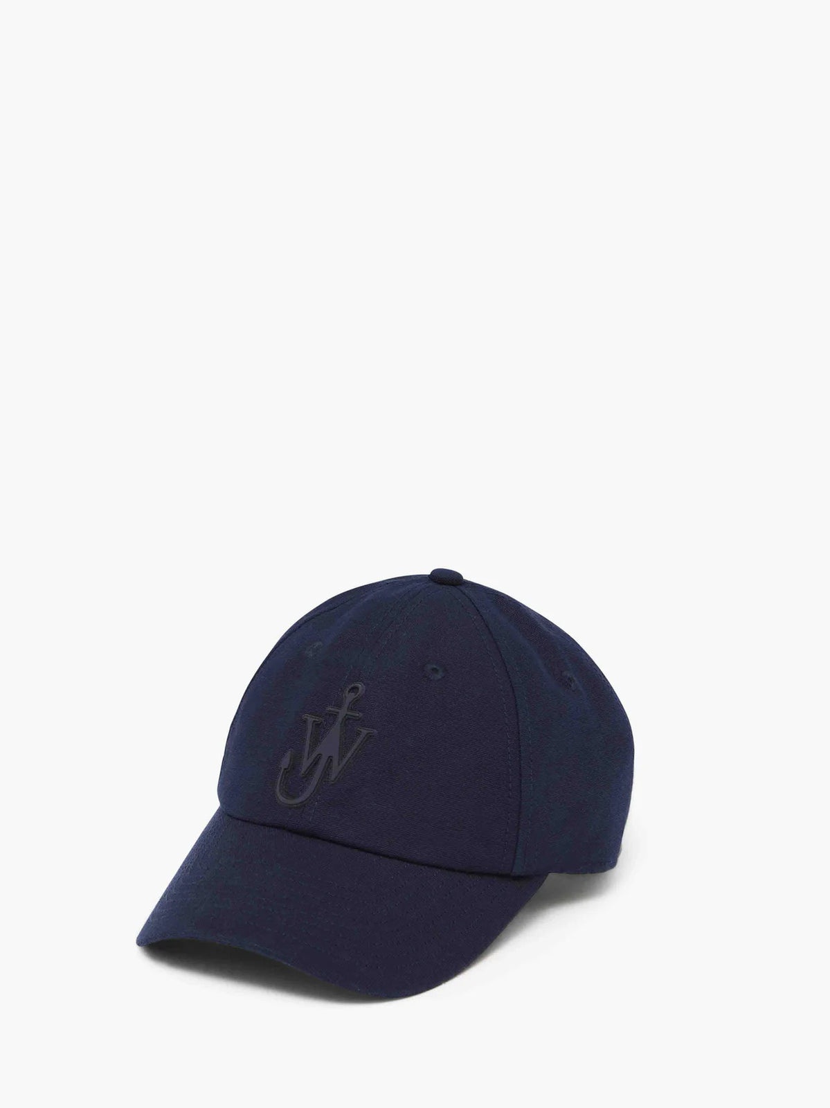 JW Anderson DENIM BASEBALL CAP WITH ANCHOR LOGO