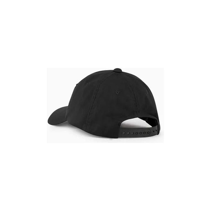 EMPORIO ARMANI BASEBALL CAP WITH EMBROIDERED OVERSIZED EAGLE