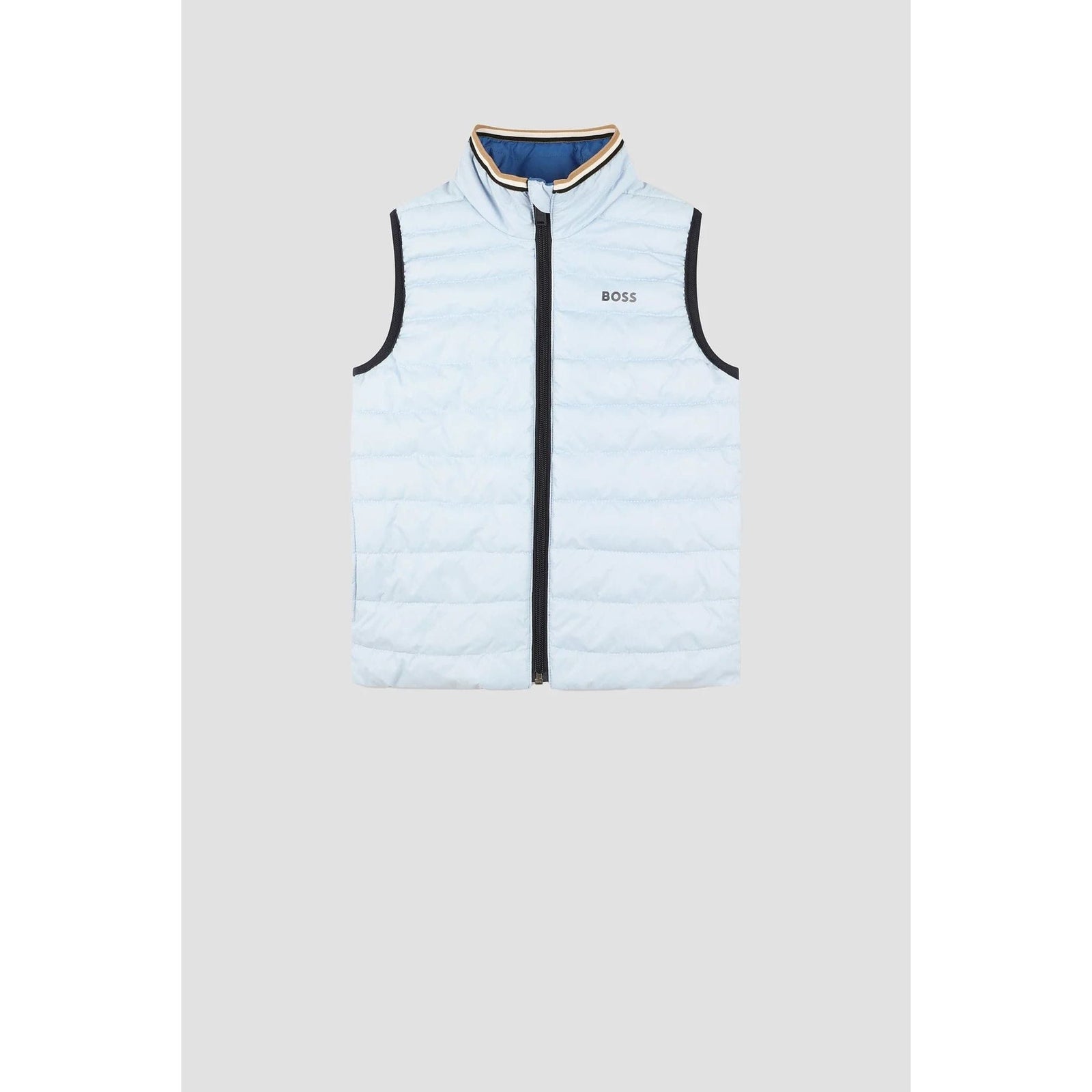 BOSS KIDS KIDS' REVERSIBLE GILET WITH LOGO DETAILS - Yooto