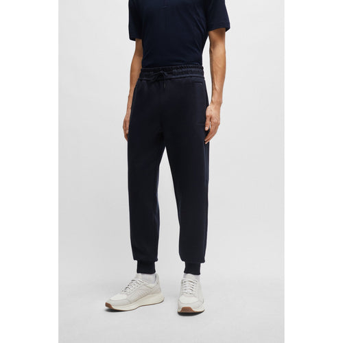 Load image into Gallery viewer, BOSS COTTON BLEND SWEATPANTS WITH MESH TRIM - Yooto
