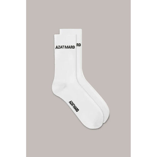 Load image into Gallery viewer, AZAT MARD WHITE ACTIVEWEAR SOCKS
