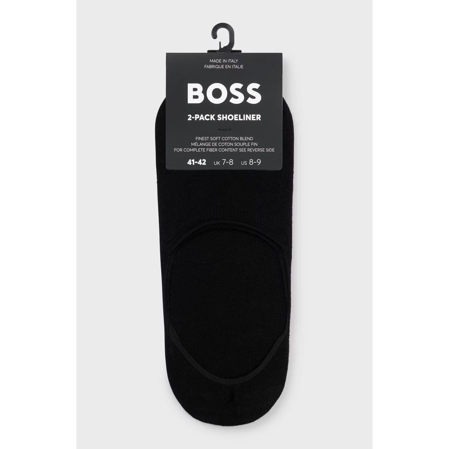 BOSS TWO-PACK OF INVISIBLE SOCKS IN A COTTON BLEND