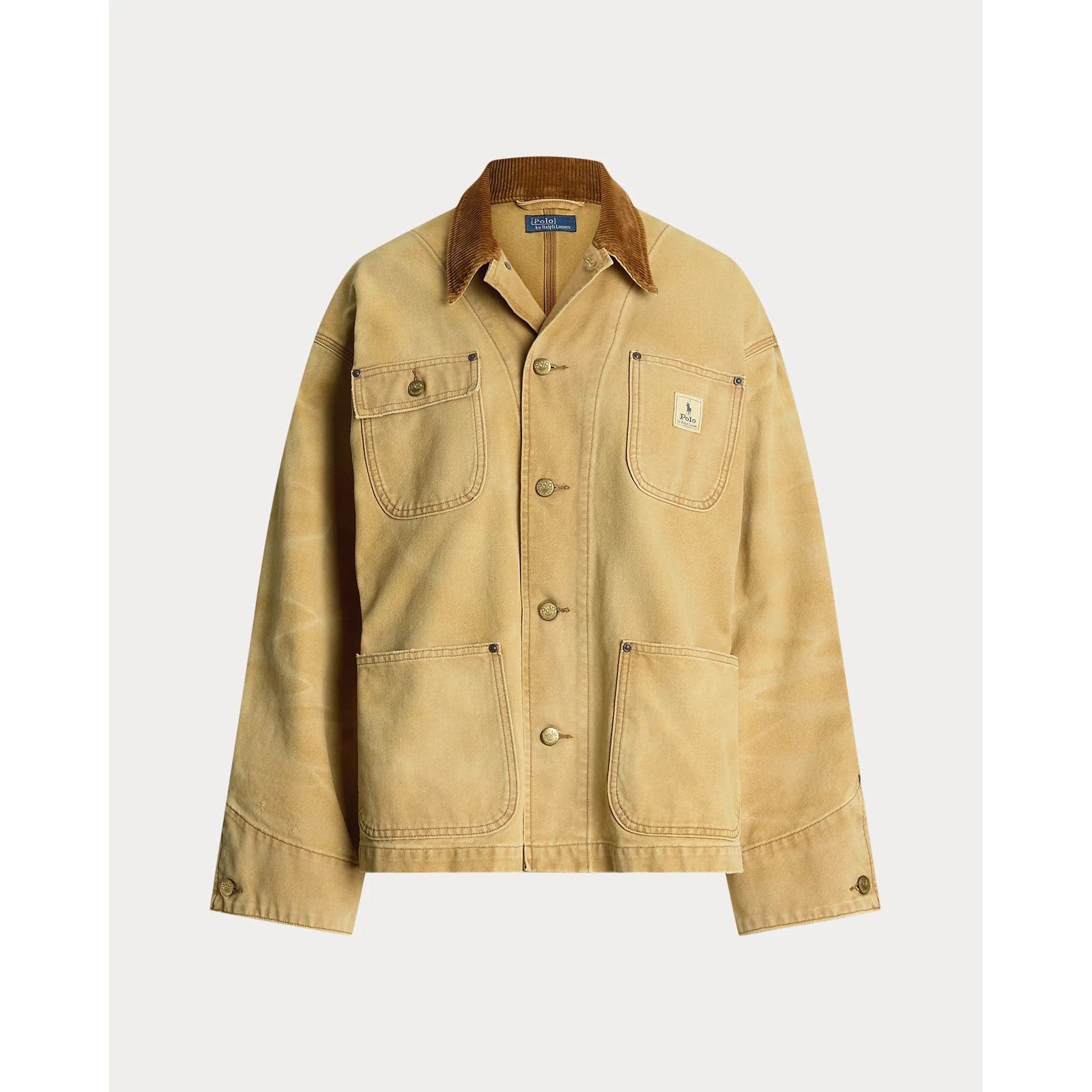 RALPH LAUREN Cotton Canvas Utility Jacket