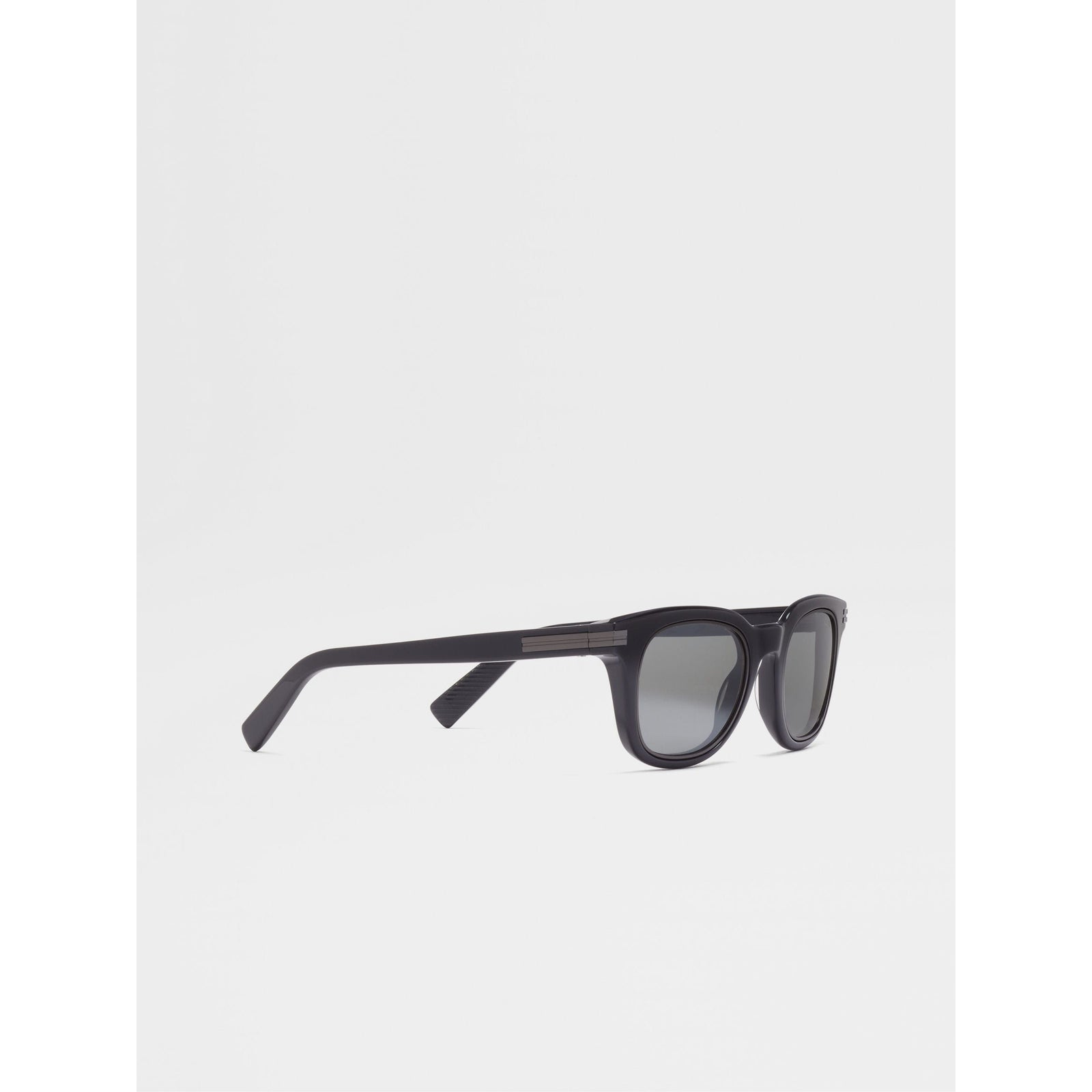 ZEGNA ASPHALT GREY ACETATE SUNGLASSES