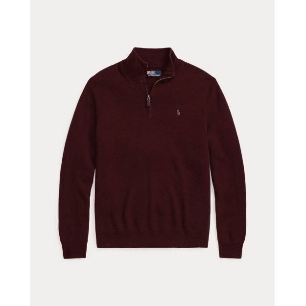 RALPH LAUREN Wool Quarter-Zip Jumper