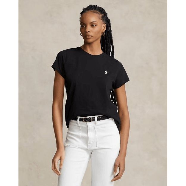 RALPH LAUREN Cotton Jersey Crewneck T-Shirt