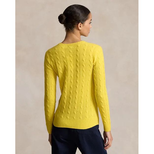 RALPH LAUREN Cable-Knit Wool-Cashmere Jumper