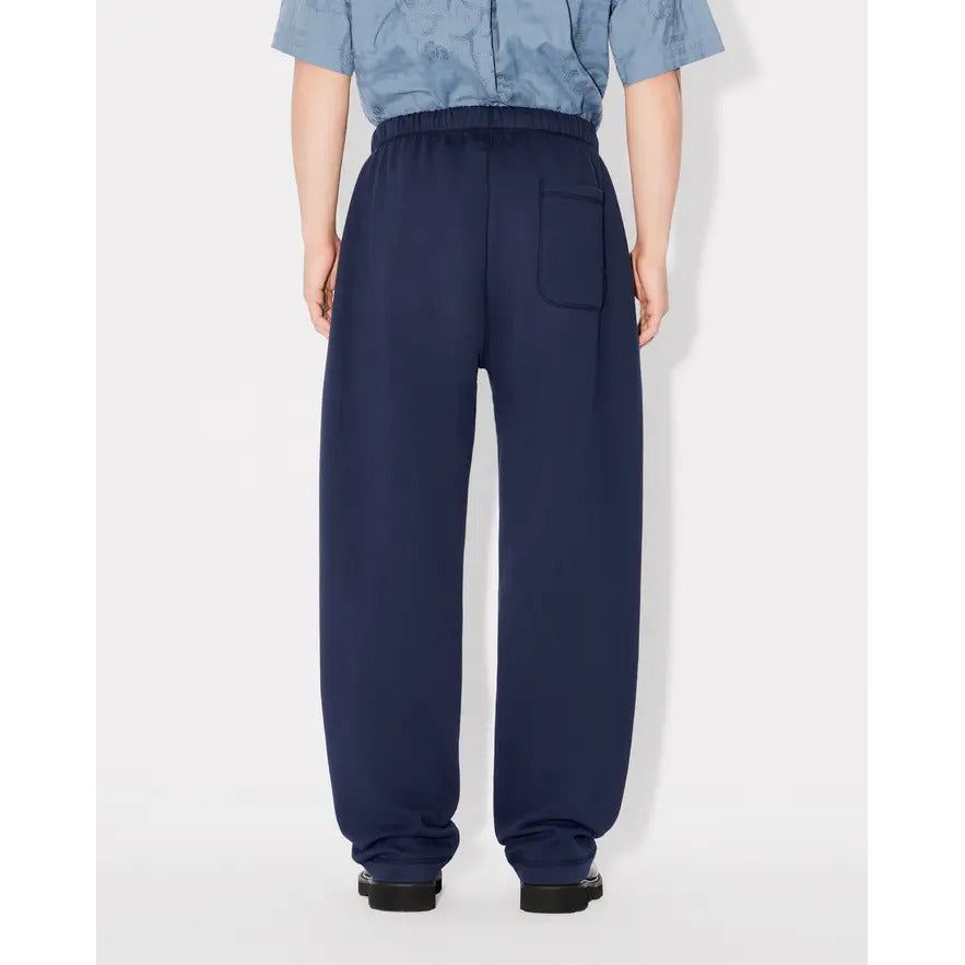 KENZO KUBE STRAIGHT EMBROIDERED JOG PANTS