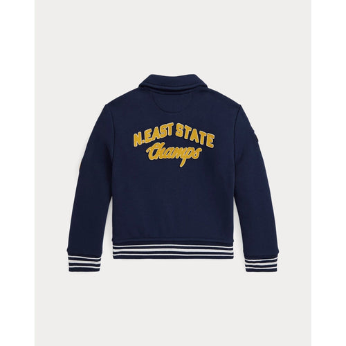 Load image into Gallery viewer, RALPH LAUREN Fleece Letterman Baseball Jacket
