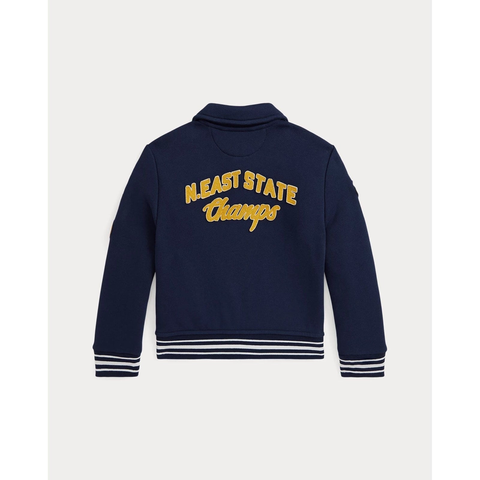 RALPH LAUREN Fleece Letterman Baseball Jacket