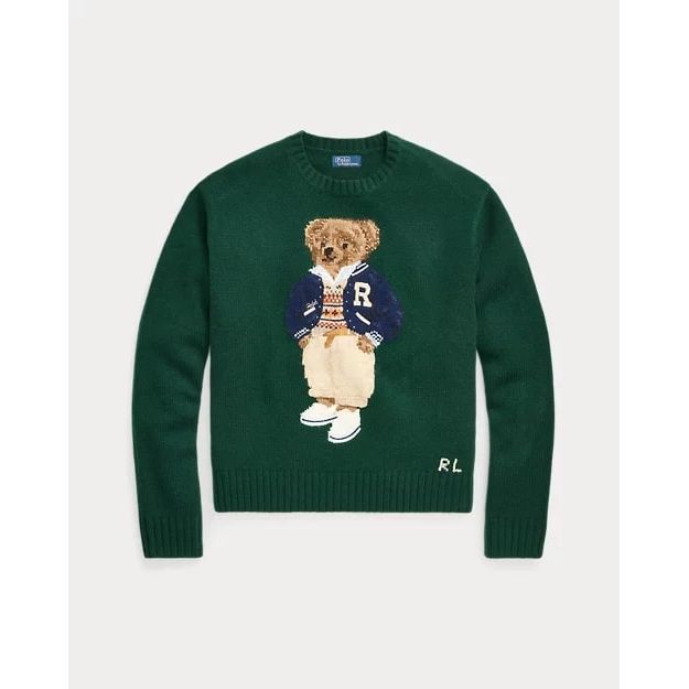 RALPH LAUREN Polo Bear Wool-Cashmere Jumper