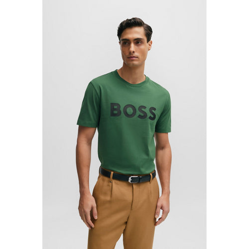 Load image into Gallery viewer, BOSS COTTON-JERSEY T-SHIRT WITH LOGO PRINT - Yooto
