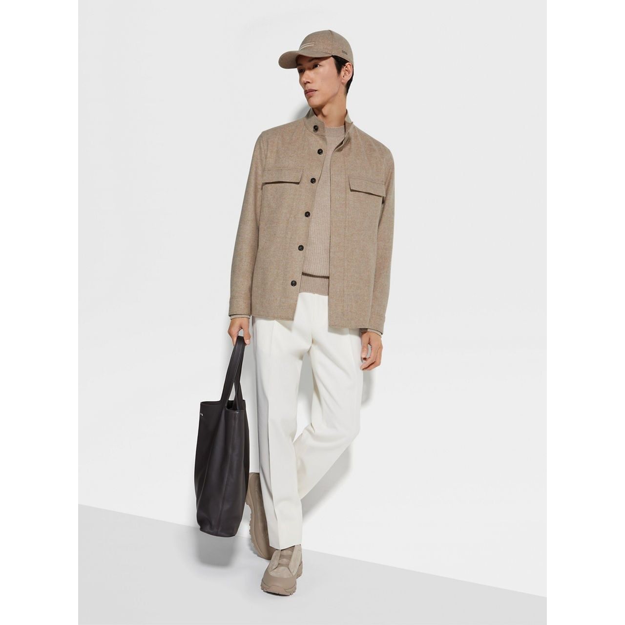 ZEGNA OASI CASHMERE OVERSHIRT