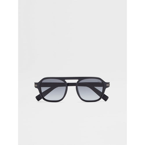 Load image into Gallery viewer, ZEGNA ASPHALT GREY AURORA II ACETATE SUNGLASSES
