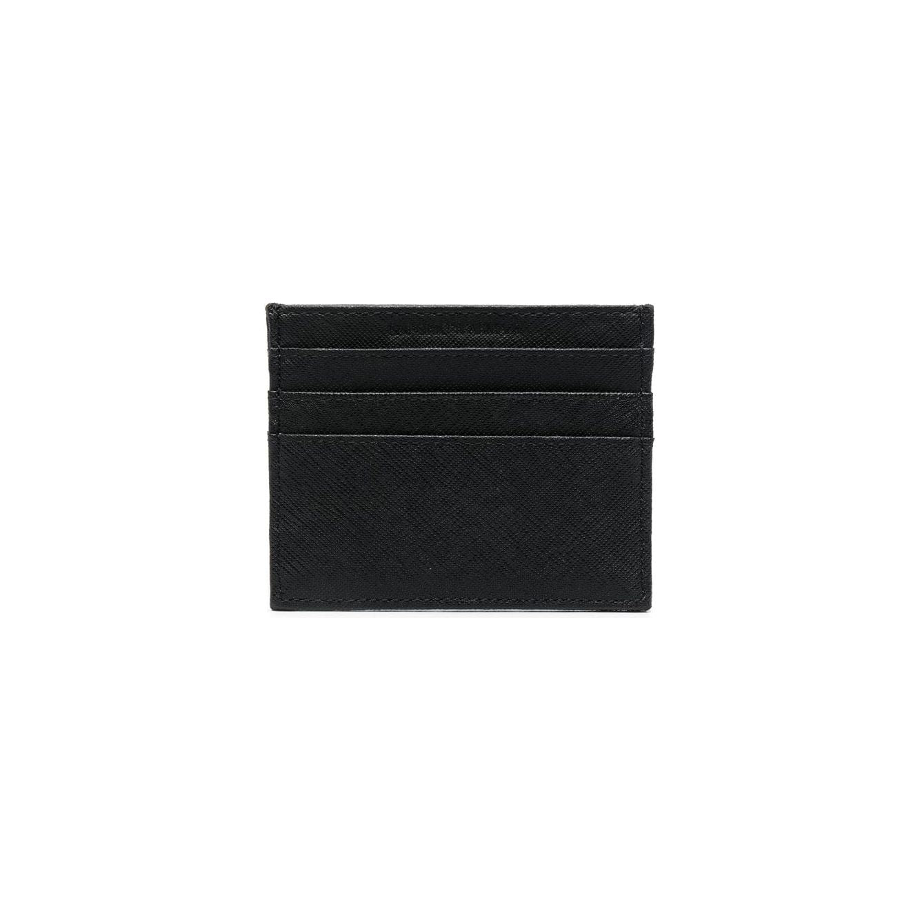 EMPORIO ARMANI logo-plaque cardholder