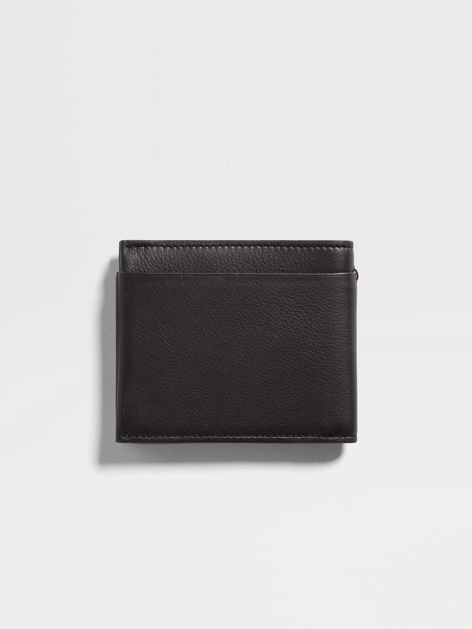 ZEGNA DARK BROWN SECONDSKIN BILLFOLD WALLET