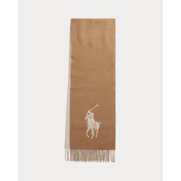 RALPH LAUREN Big Pony Wool Scarf