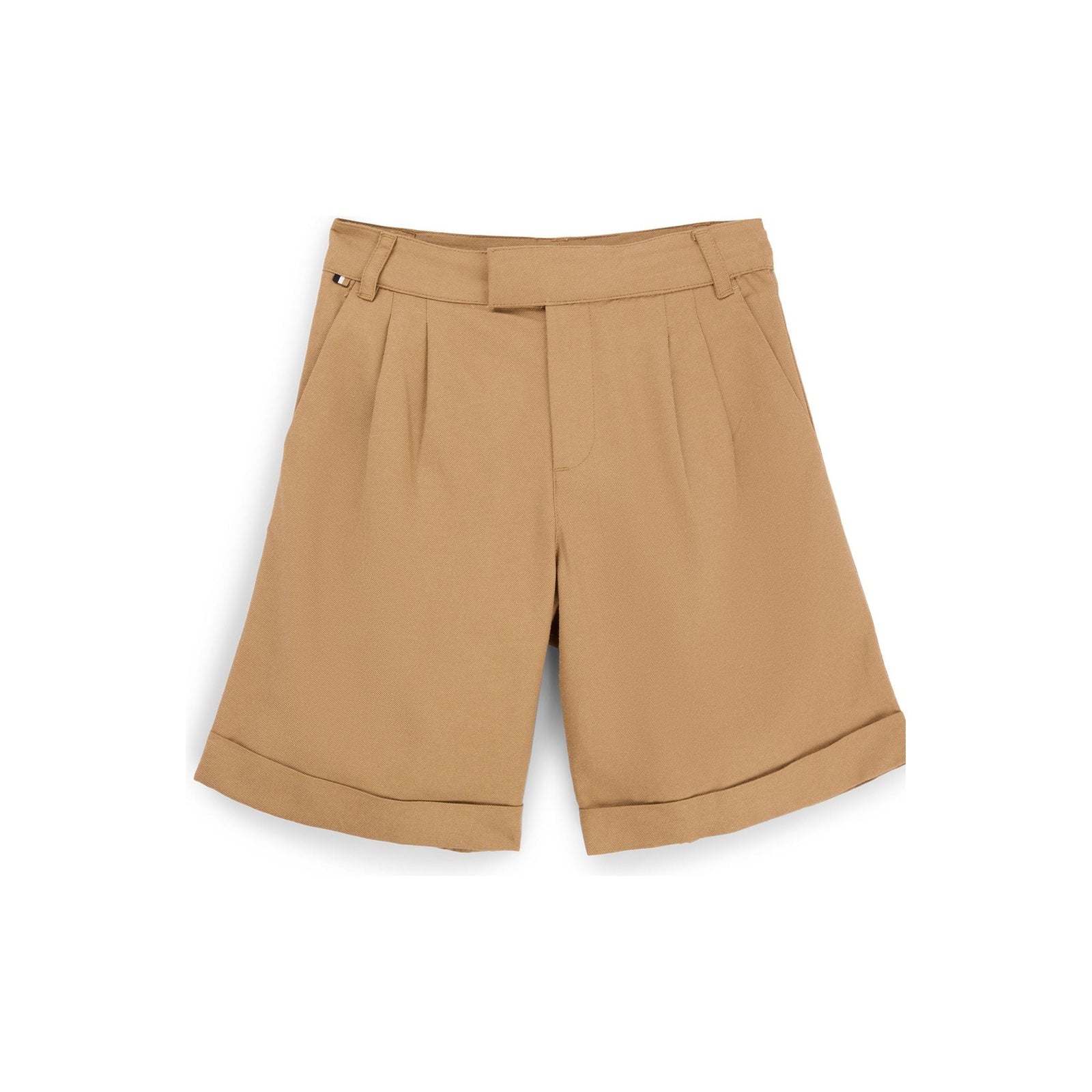 BOSS KIDS KIDS' LOOSE-FIT SHORTS IN COTTON-BLEND TWILL - Yooto