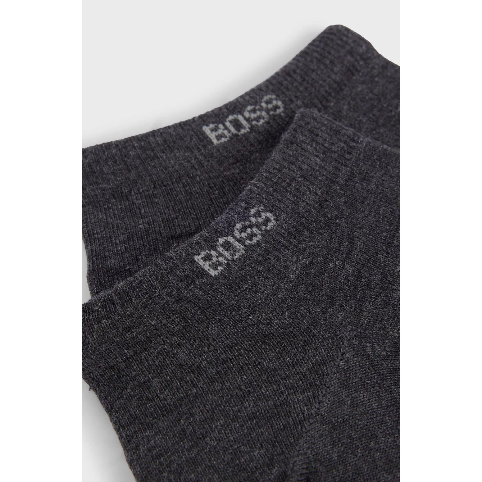 BOSS TWO-PACK OF ANKLE-LENGTH SOCKS IN STRETCH FABRIC